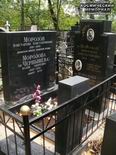 (увеличить фото) г. Москва, Введенское кладбище (уч. № 15). Надгробие на могилах К.К. Морозова, его супруги и родителей (сентябрь 2015 года)
