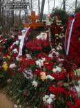 (увеличить фото) г. Москва, Останкинское кладбище. Могила А.А. Сереброва после похорон (ноябрь 2013 года)