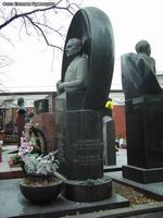 (увеличить фото) г. Москва, Новодевичье кладбище. Надгробие на могиле В.Н. и С.В. Челомеев, а так же их родных (вид 1, осень 2007 года)