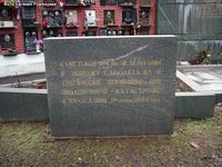 (увеличить фото) г. Москва, Новодевичье кладбище, захоронение жертв авиакатастрофы самолёта Ил-18 (вид 1, апрель 2009 года)