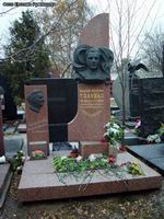 (увеличить фото) г. Москва, Новодевичье кладбище, могила В.Ф. Толубко (октябрь 2009 года)