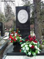 (увеличить фото) г. Москва, Новодевичье кладбище, могила С.А. Зверева (апрель 2009 года)