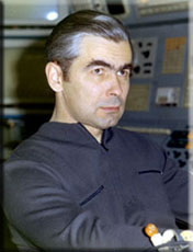 Бортинженер дублирующего экипажа КК "Союз-18" Ю.А. Пономарёв, 1975 год.