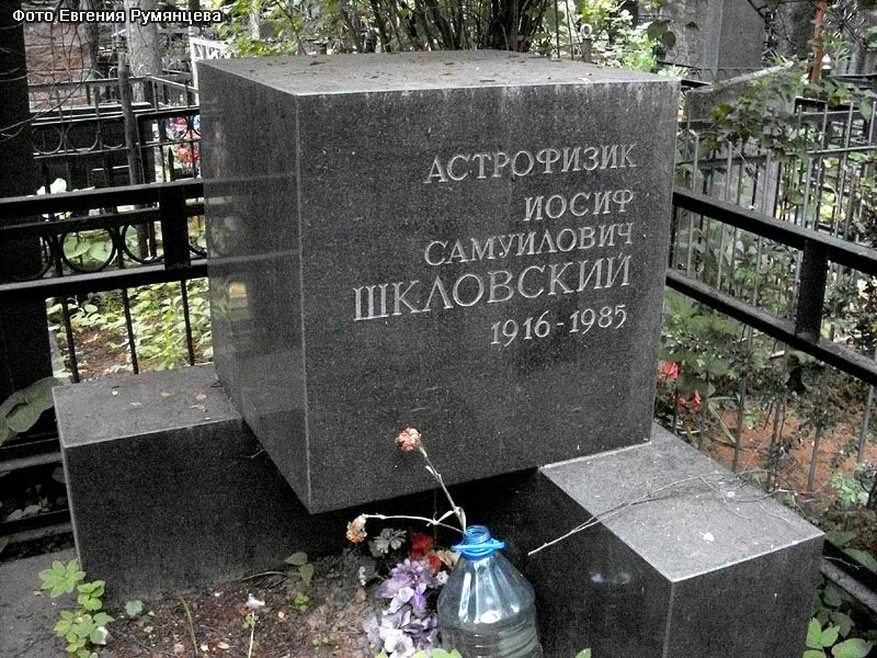 г. Москва, Востряковское кладбище (уч. № 99), могила И.С. Шкловского (май 2010 года)