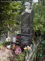 (увеличить фото) г. Москва, Новодевичье кладбище (уч. № 3, ряд № 50, место № 4), могила И.Д. и Д.И. Опариных (июнь 2010 года)