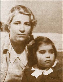 Ксения Максимилиановна Винцентини с дочерью Наташей