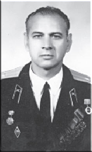 Павел Фёдорович Лебедев в звании майора