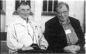 Астрономы В.Н. Жарков и В.И. Мороз (справа)
