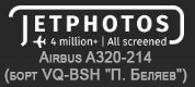 ( )    Airbus A320-214 ( VQ-BSH ". ") ( "jetphotos.com")