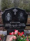 (увеличить фото) Московская область, Пушкинский район, Невзоровском кладбище (уч. № 45). Надгробие на могилах В.В. Курбатова и его супруги (март 2020 года)