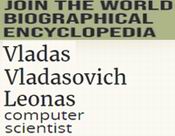 ( )   .. ,    "Join the World Biographical Encyclopedia" (  )