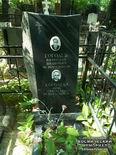 (увеличить фото) г. Москва, Введенское кладбище (уч. № 20). Надгробие на могилах В.И. Гоголева и его супруги (май 2018 года)