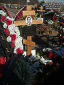 (увеличить фото) г. Москва, Троекуровское кладбище (уч. № 25). Могила В.Н. Иванова после его похорон (октябрь 2016 года)