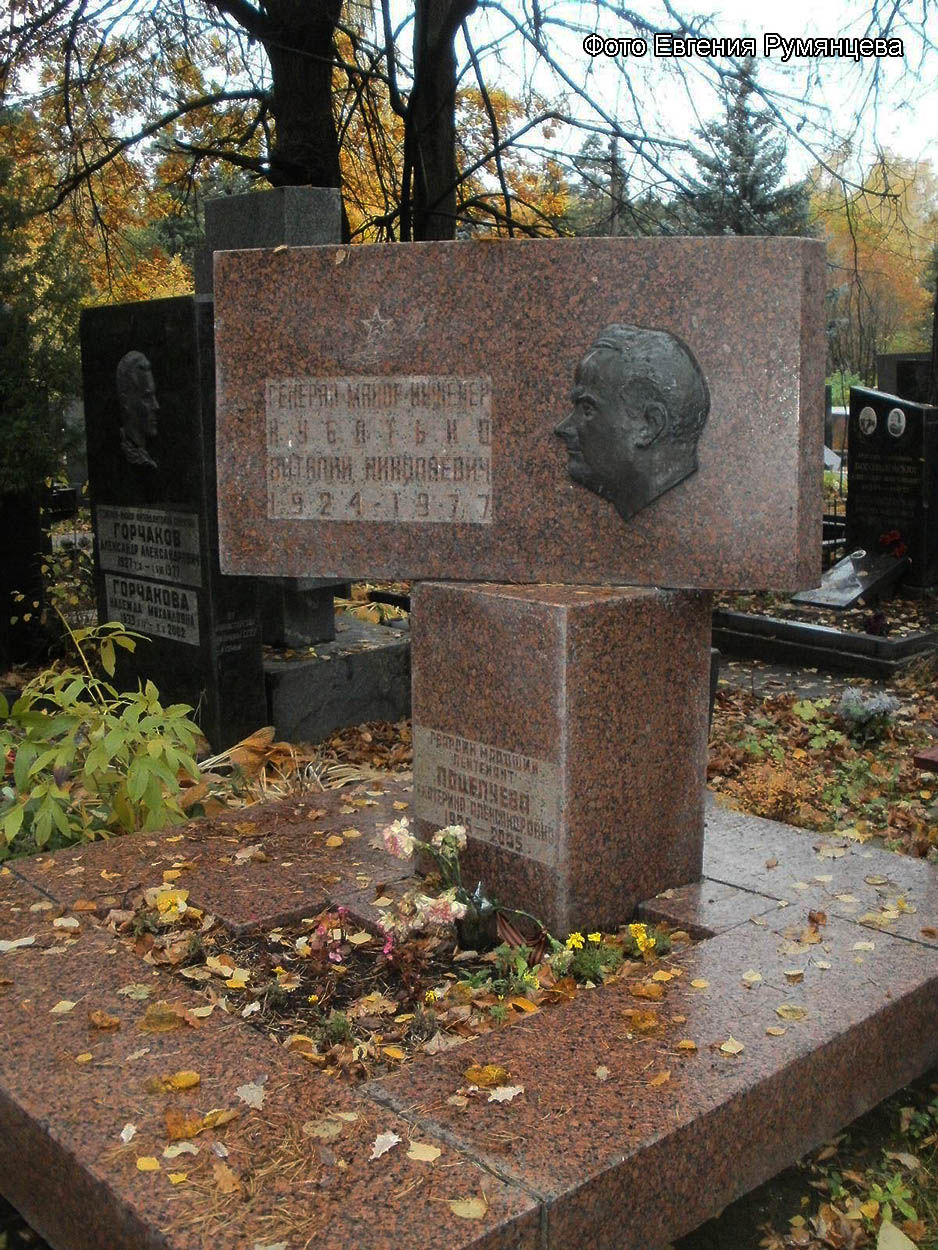 Могила Бориса Хмельницкого на Кунцевском кладбище